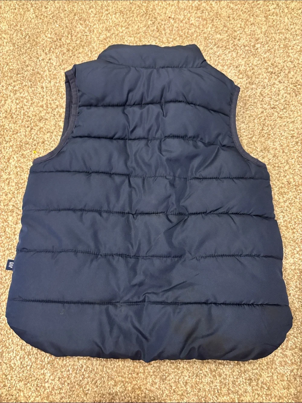 GAP Navy Quilted Puffer Vest for Kids